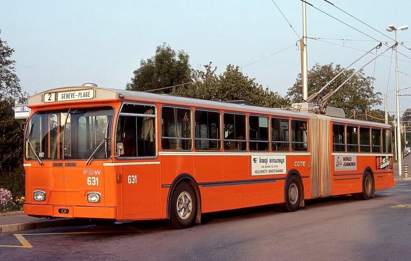 Троллейбус FBW 1974