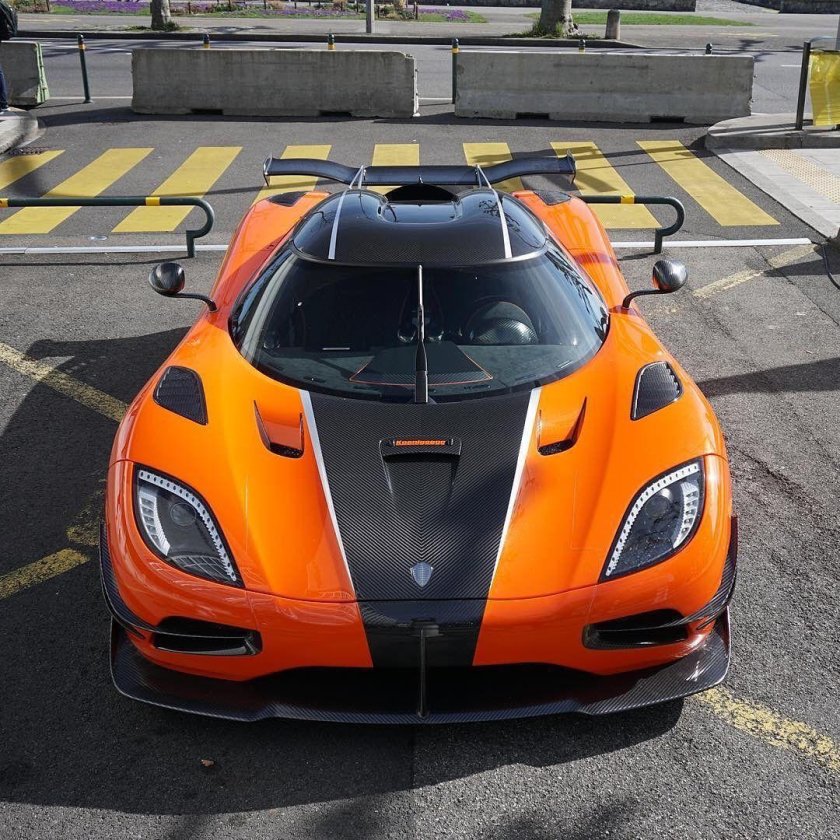 Orange Koenigsegg