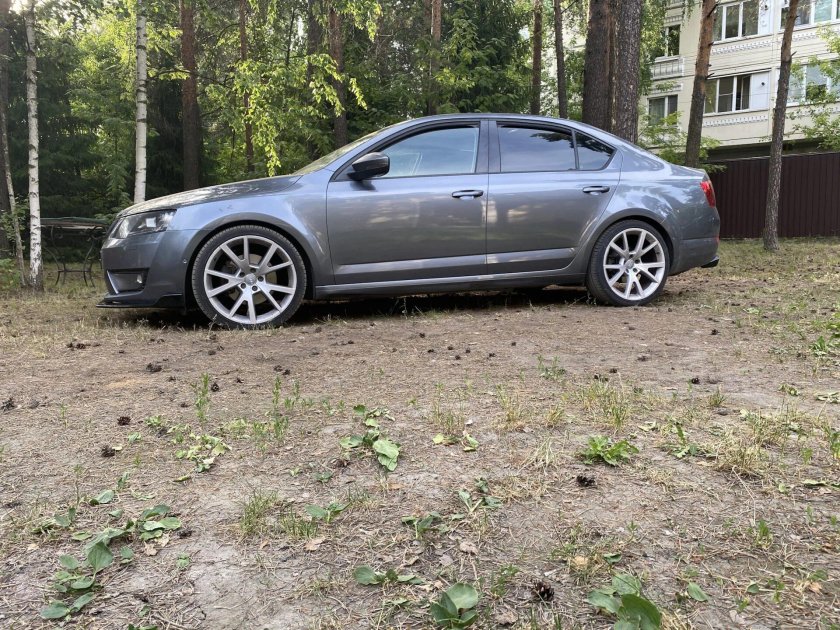 Занижение Октавия а7 1.8