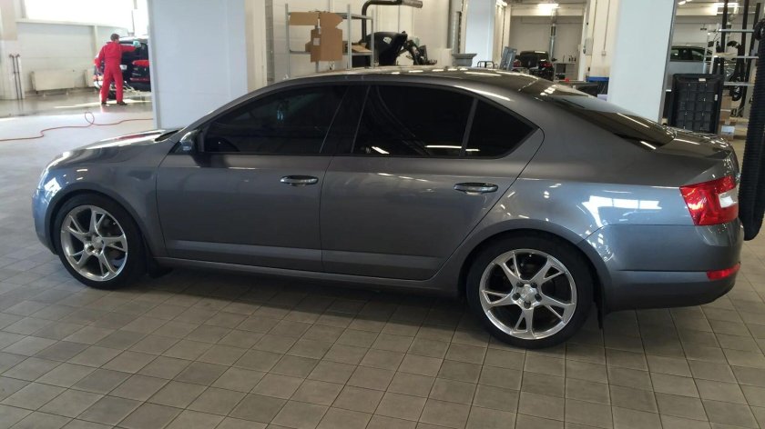 Octavia a7 занижение -30