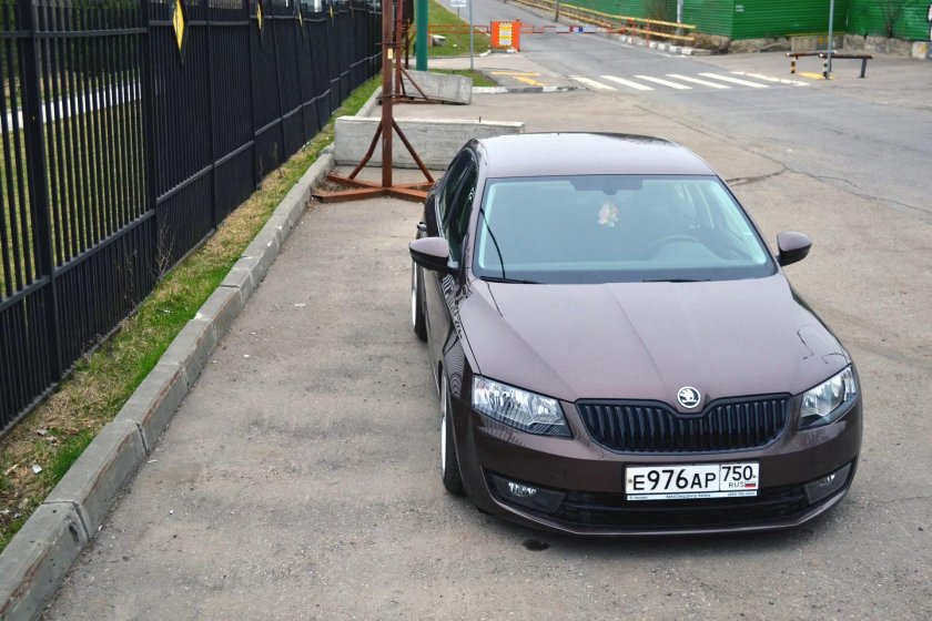 Skoda Octavia a7 матовая