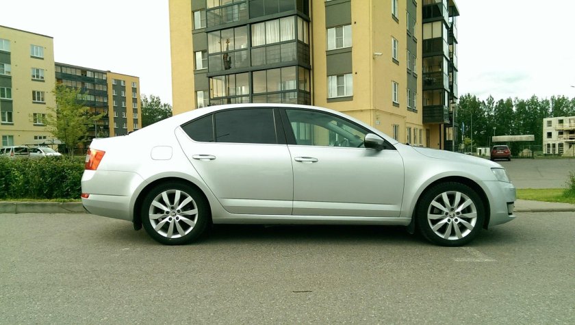 Skoda Octavia a7 занижение -35