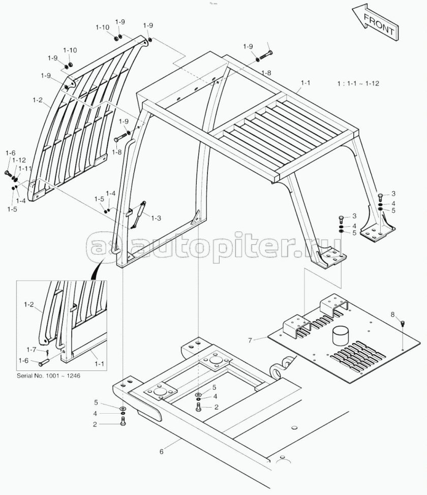Sy330h защита кабины