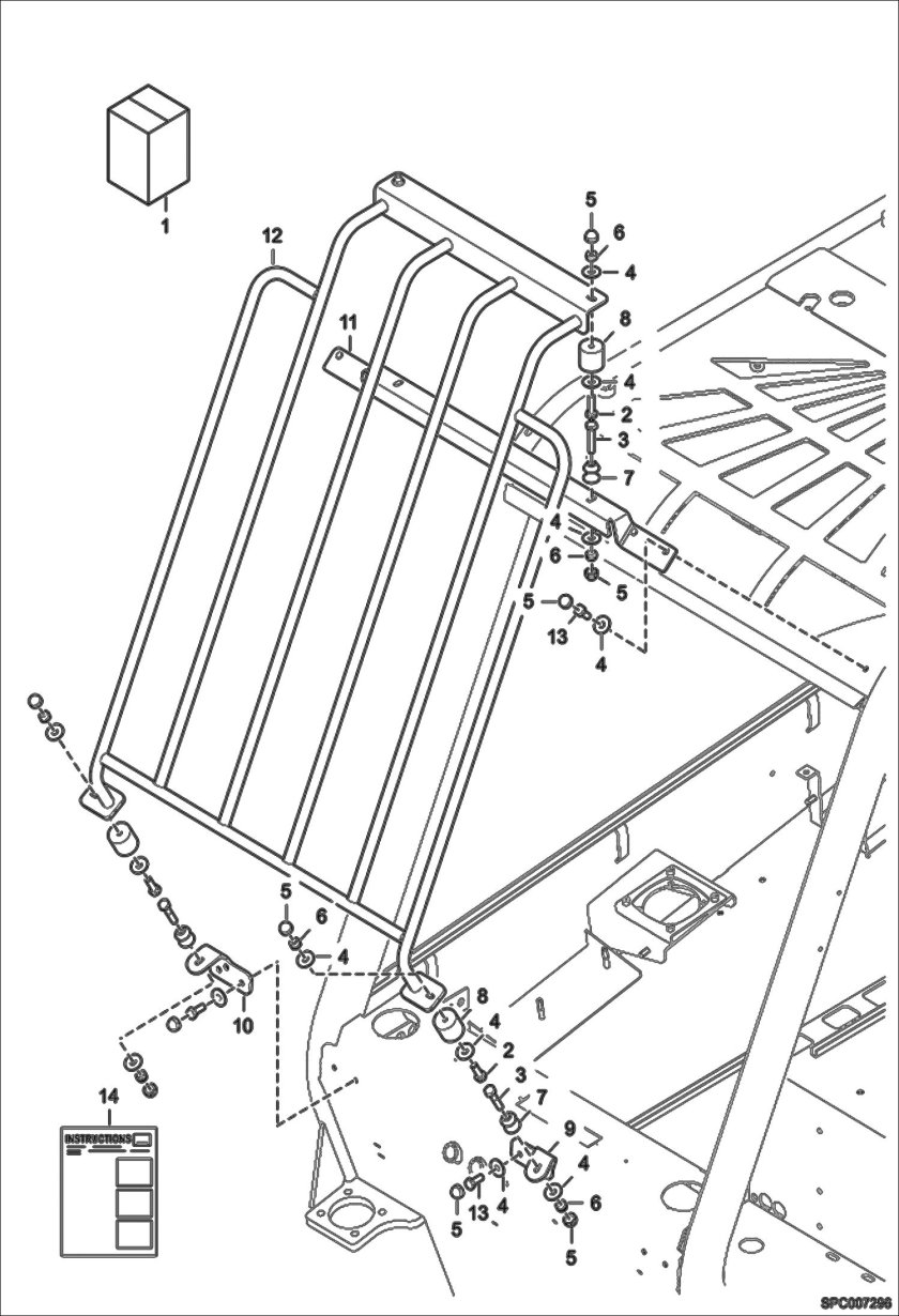 Защитгпя решетка Бобкет s175