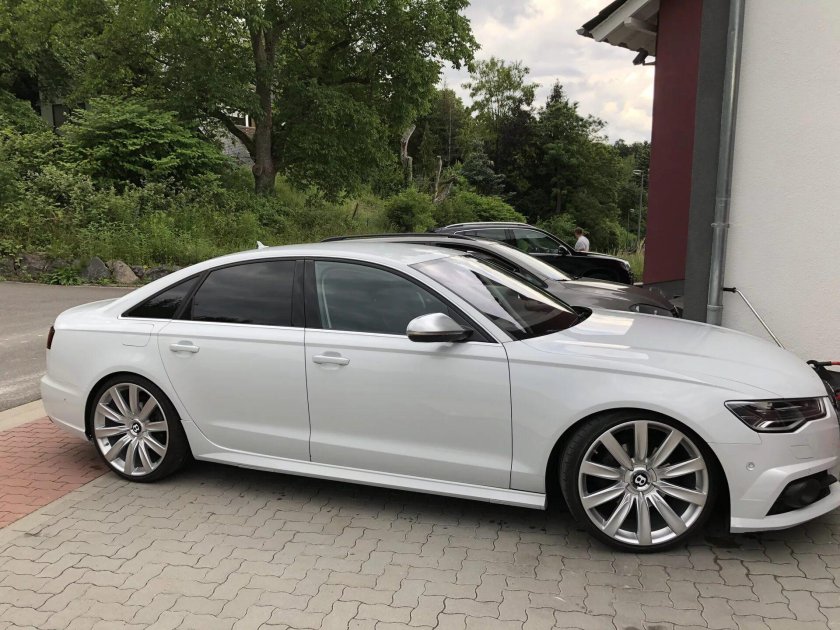 Audi a6 c7 белая