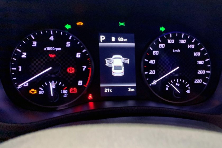 Приборная панель Hyundai Solaris 2020