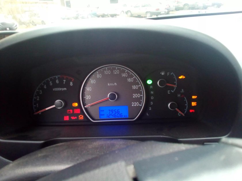 Hyundai Elantra 2008 щиток приборов
