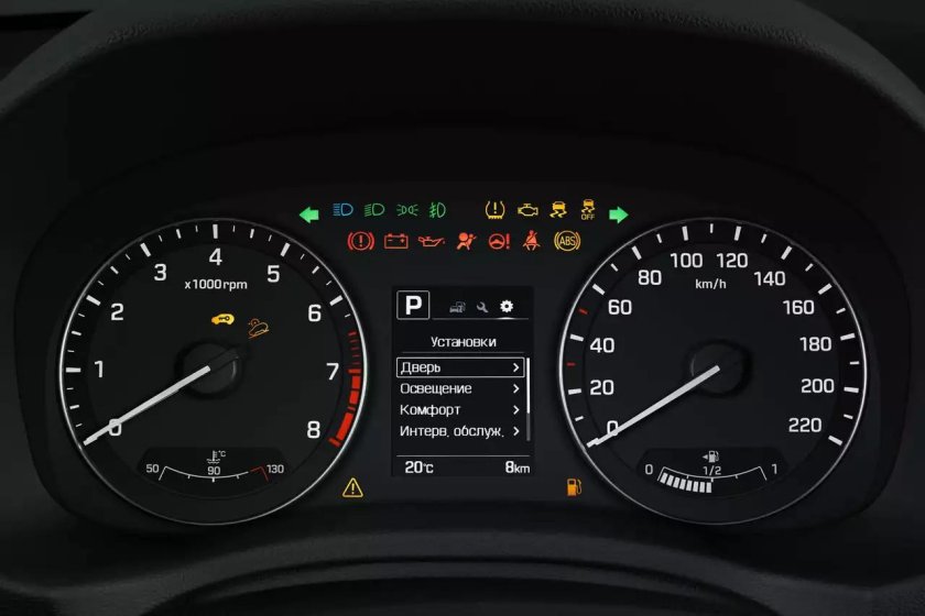 Hyundai Creta приборная панель