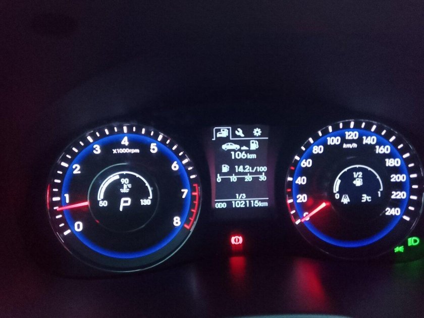 Панель приборов Хендай i40