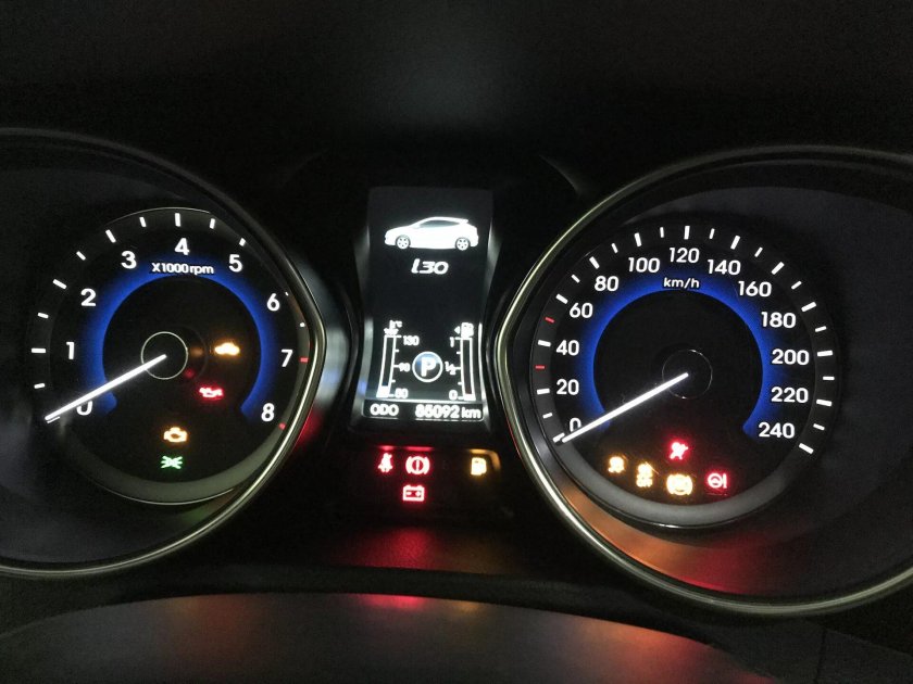 Приборная панель Хендай ix35 supervision