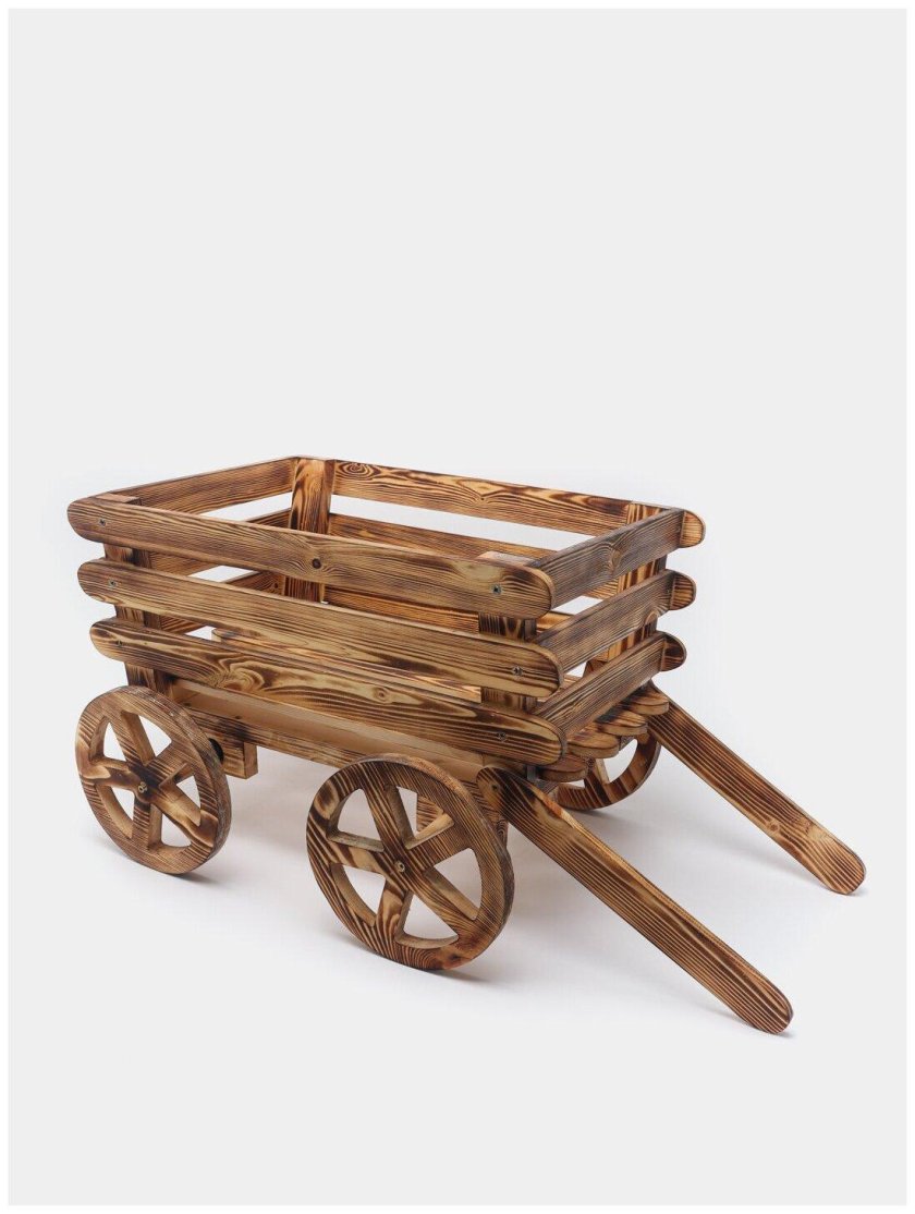 Телега декоративная
