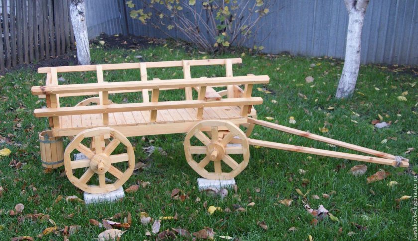 Телега для сада
