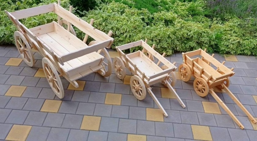 Телега садовая 35р