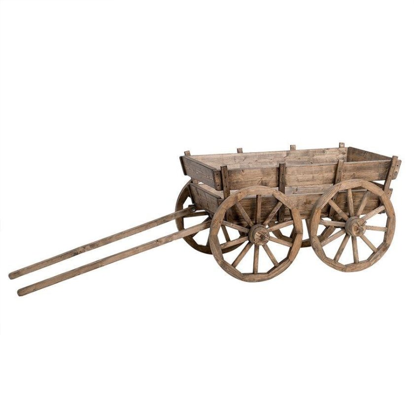 Садовая телега сбоку