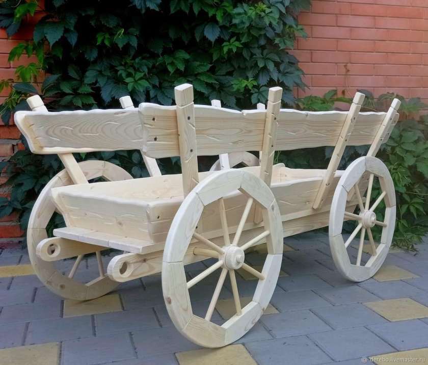 Деревянная тележка