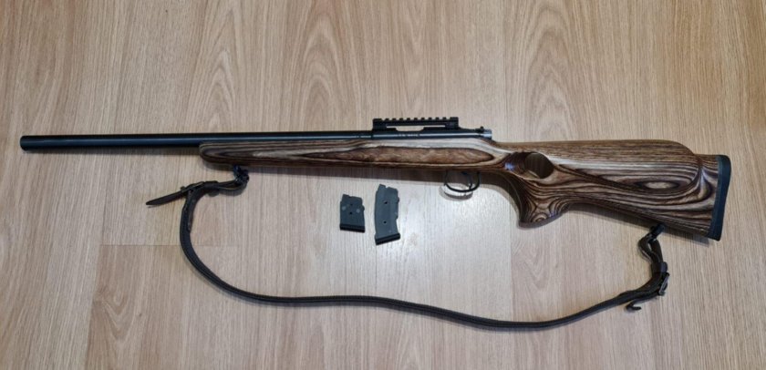 Cz 455 Thumbhole Grey 22lr