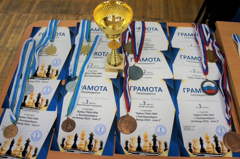 Кубок с надписью Гран при