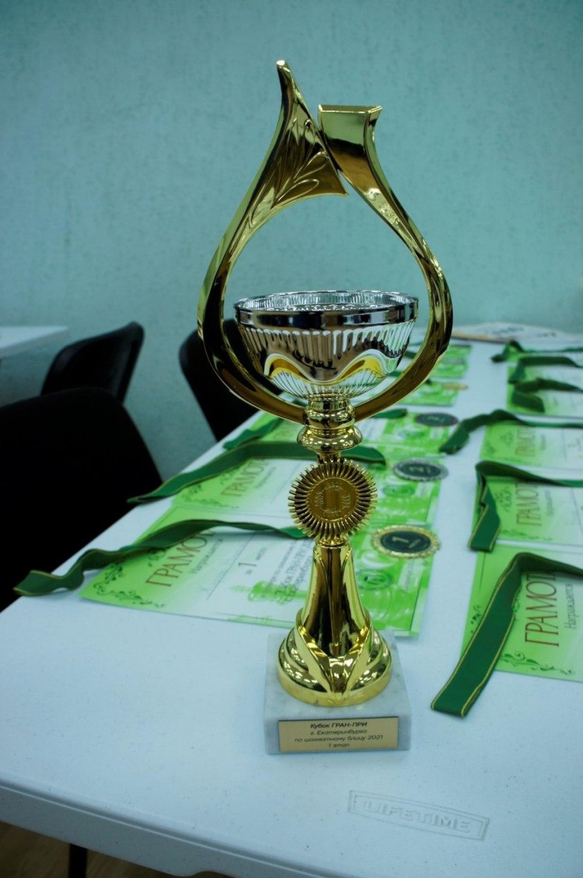 Кубок с надписью Гран при