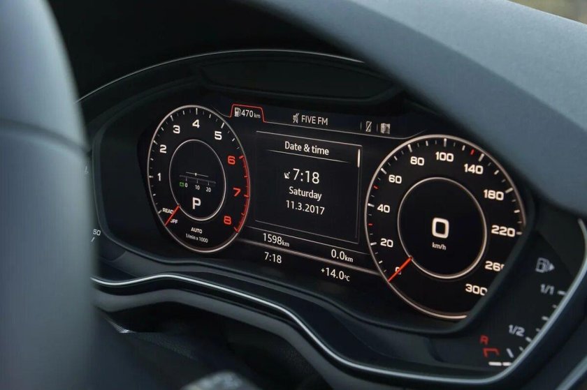 Ауди s5 приборная панель