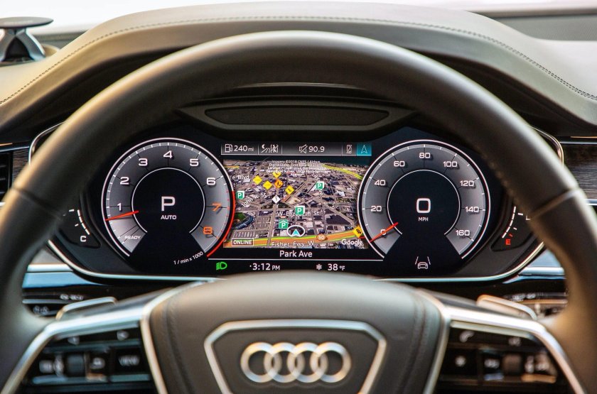 Приборка Audi a8