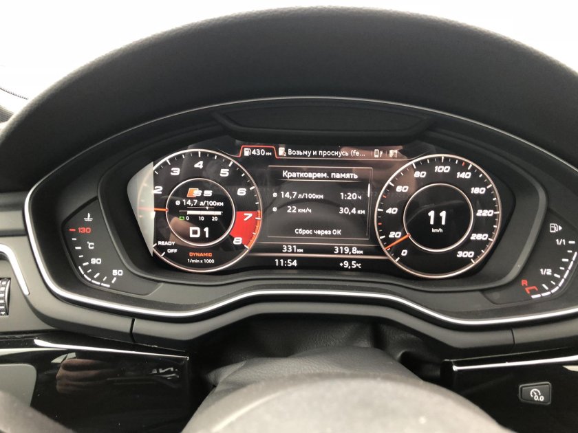 Ауди s5 приборная панель