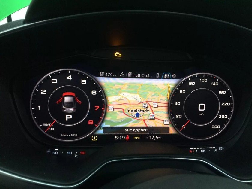 Приборная электронная панель Ауди ТТ