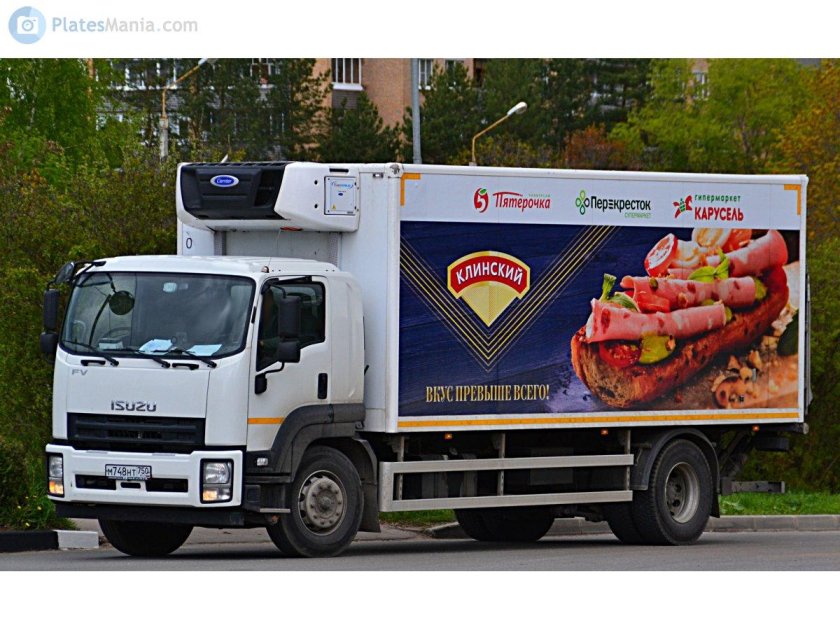 Грузовик Пятерочка Isuzu