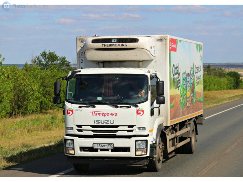 Исузу 10 тонн Пятерочка