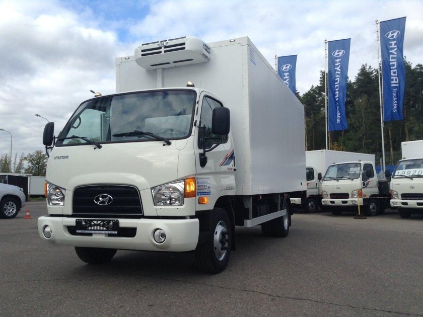 Hyundai hd78 изотермический фургон
