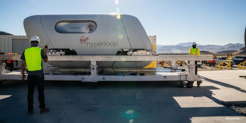 Илон Маск поезд Hyperloop