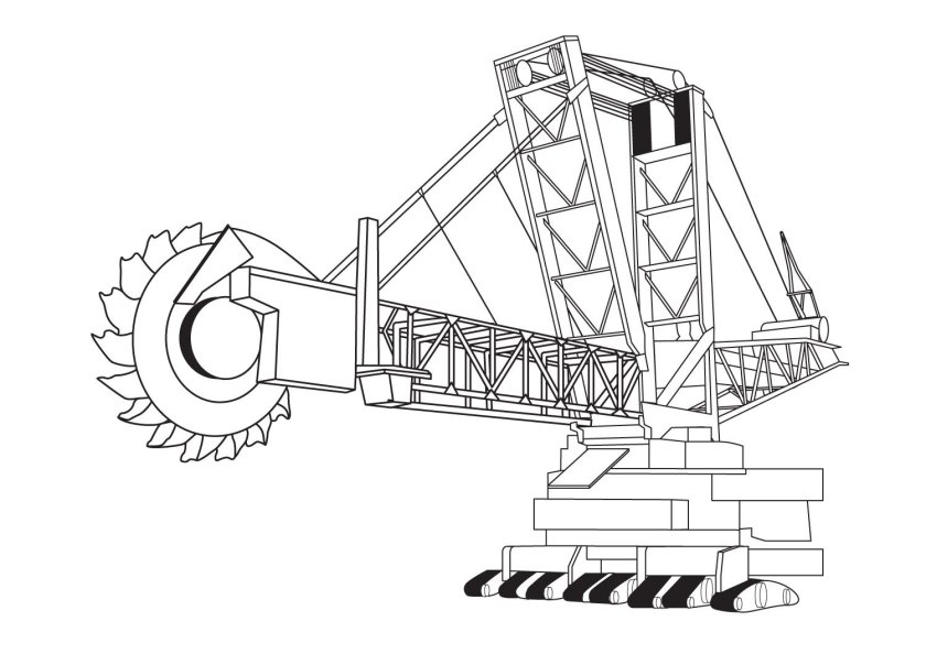Роторный экскаватор эр3000