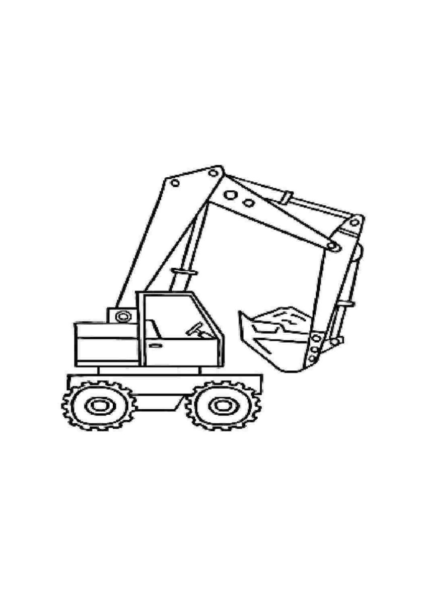 Строительная техника для раскрашивания
