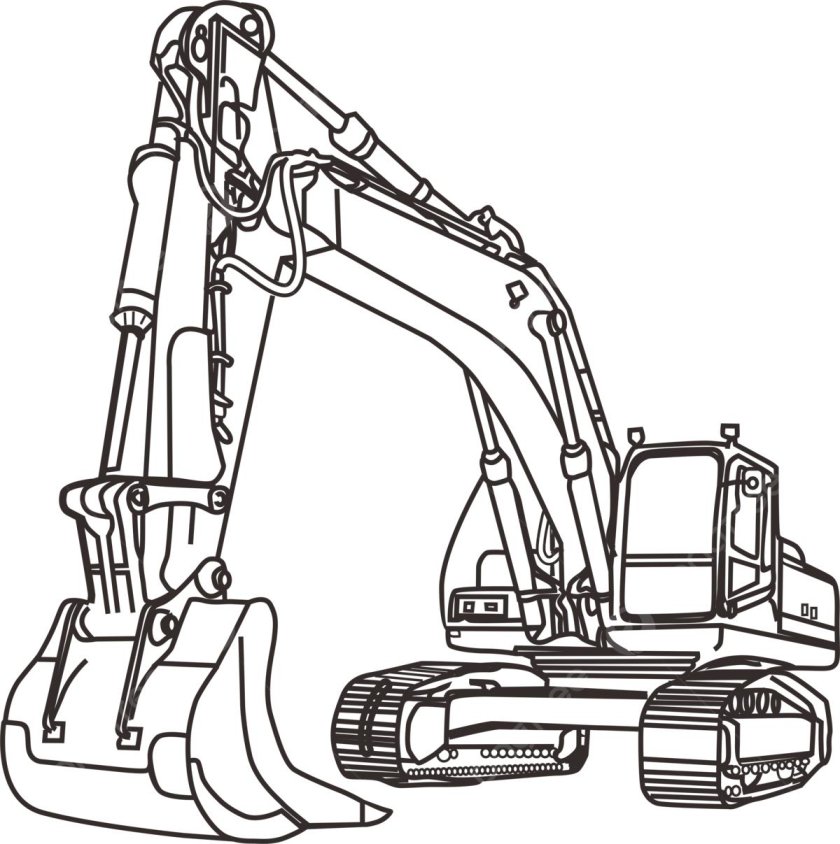 Экскаватор вектор