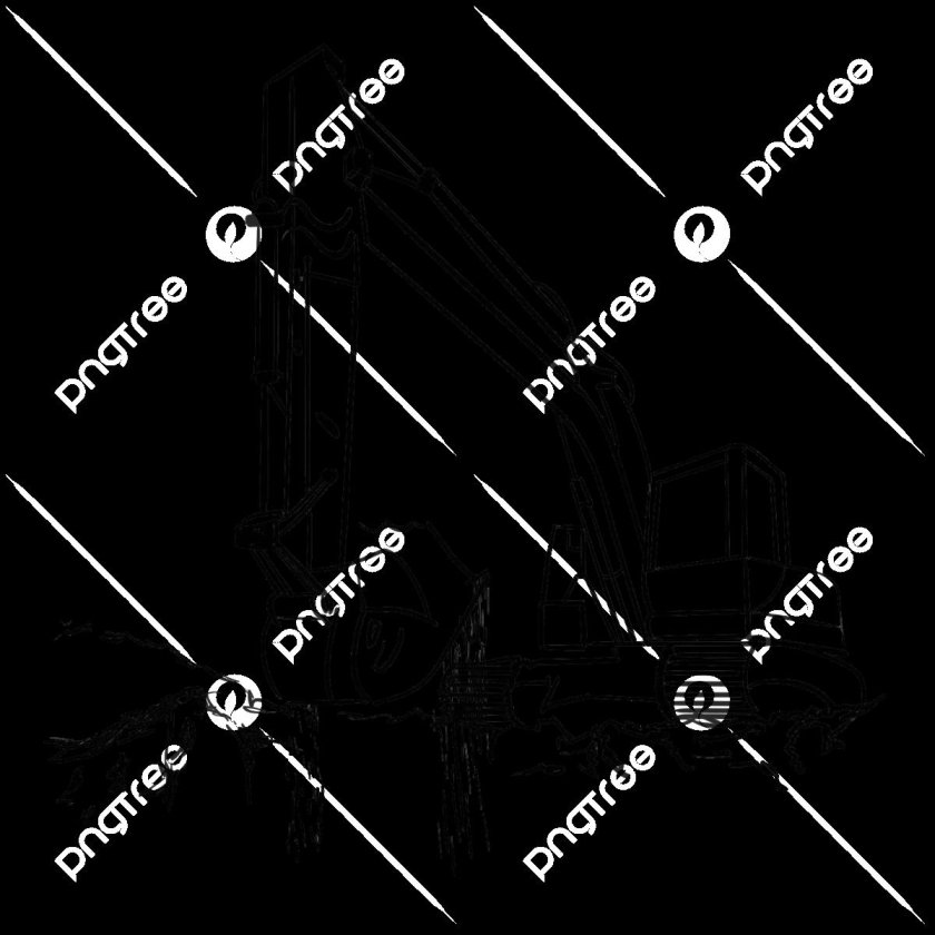 Эскиз экскаватора