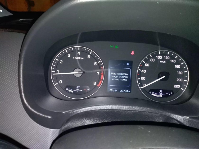 Приборка supervision Hyundai Creta