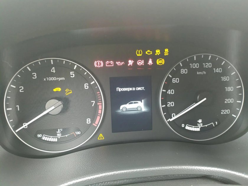 Крета панель приборов