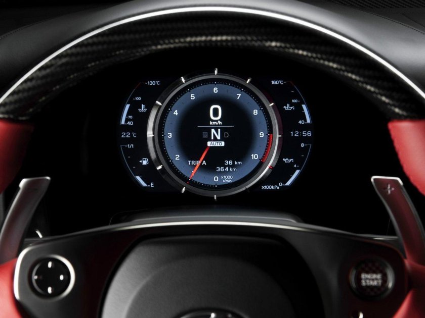 Lexus LFA приборная панель