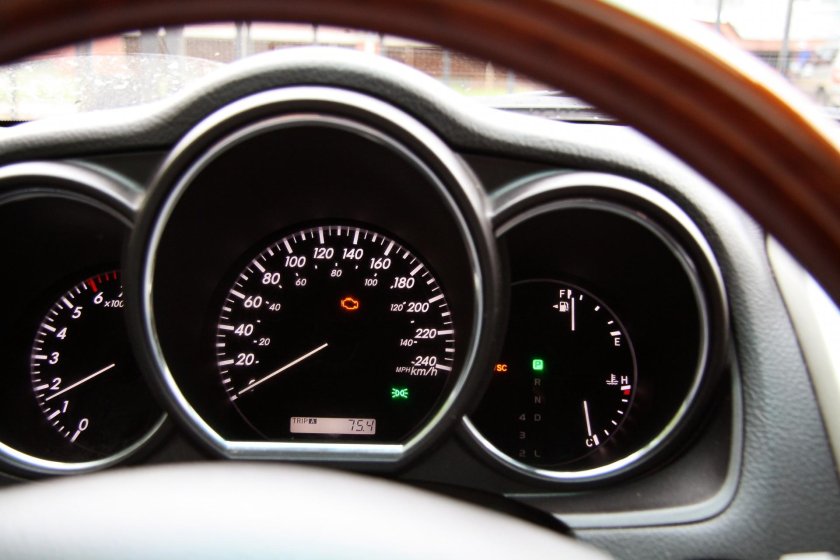 Lexus rx350 панель приборов