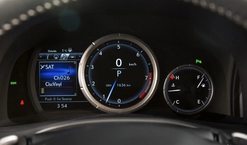 Приборка Lexus GS 250