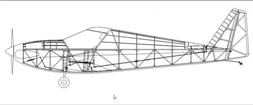 Е 12 НК самолет чертежи