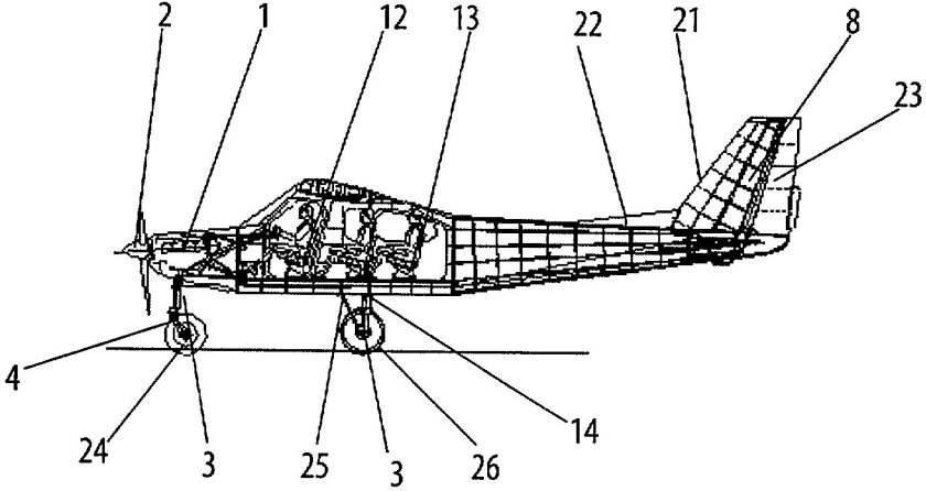 Подкосный высокоплан схема