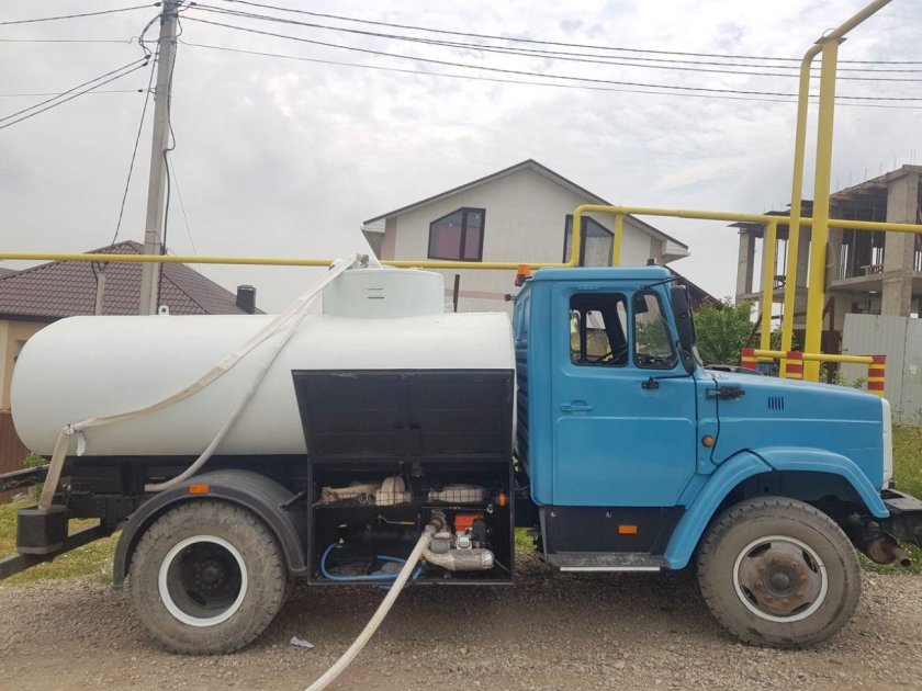 Водовозка машина