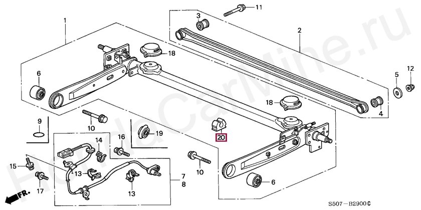 Задняя подвеска Одиссей ра 6 схема