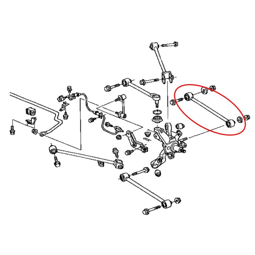 Задний верхний рычаг Хонда Авансир