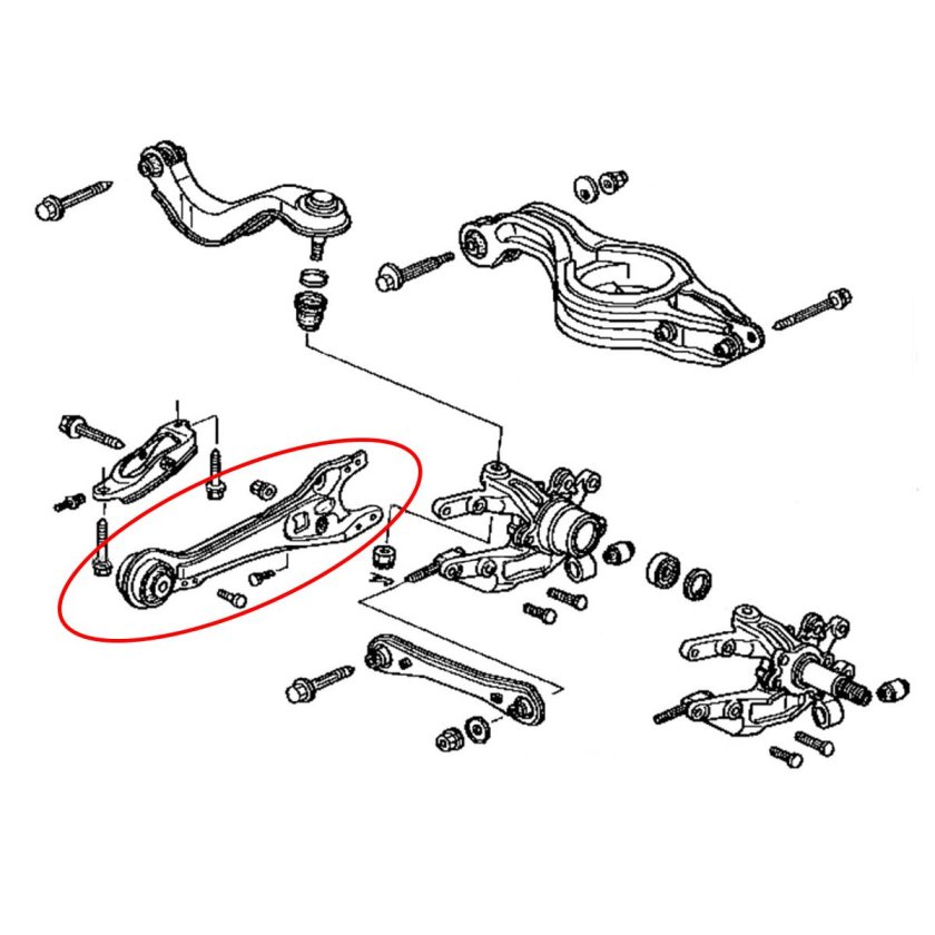 Задняя подвеска Хонда Степвагон 2001