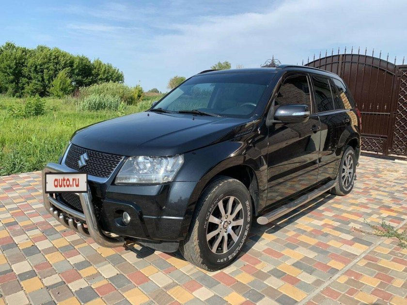 Сузуки Гранд Витара 2008 чёрная