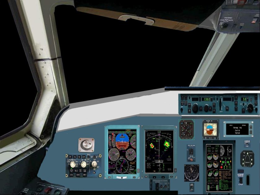 Ил-114-300 кабина