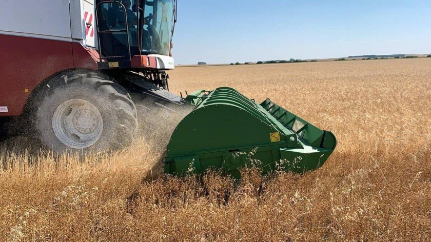 Очесывающая жатка Славянка для зерновых культур