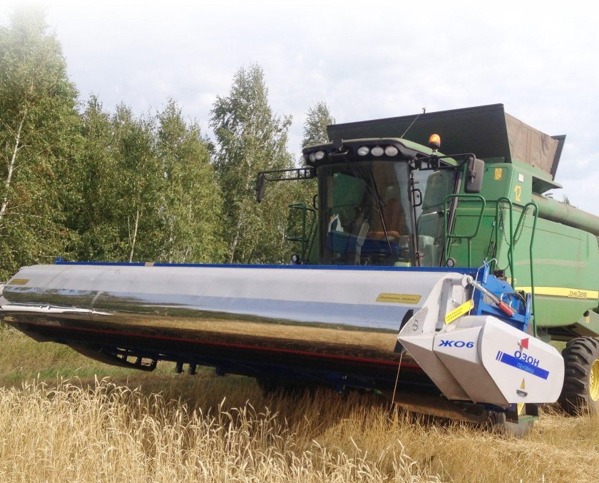 Очесывающая жатка Озон