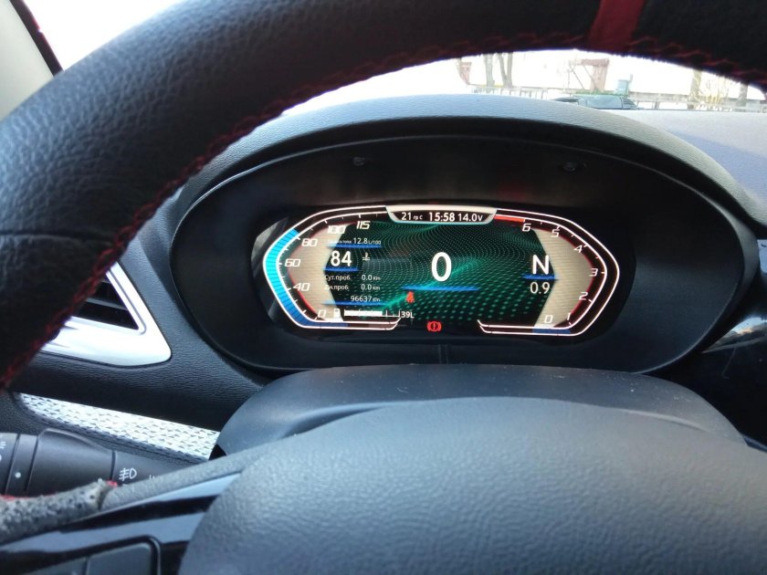 Цифровая панель Лада Веста